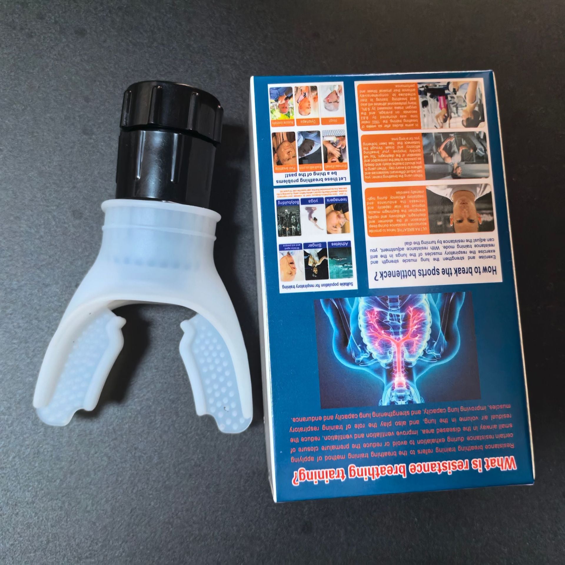 Respiratory Vital Capacity Training Device for Lung Exercise