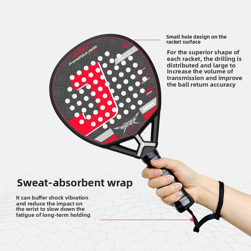 Carbon fiber Padell tennis racket