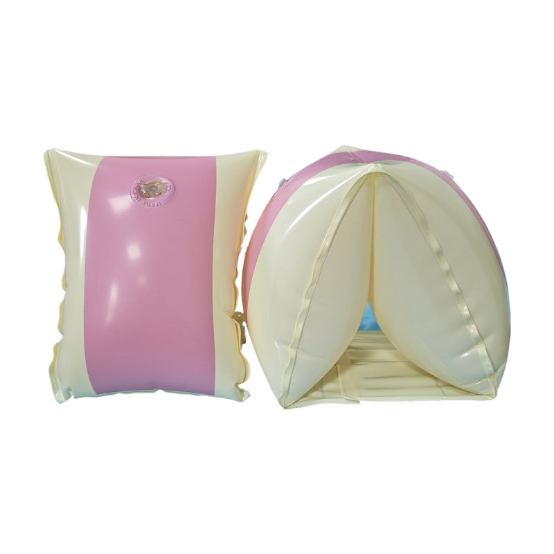 Thickened inflatable water sleeve children's double airbag swimming ring