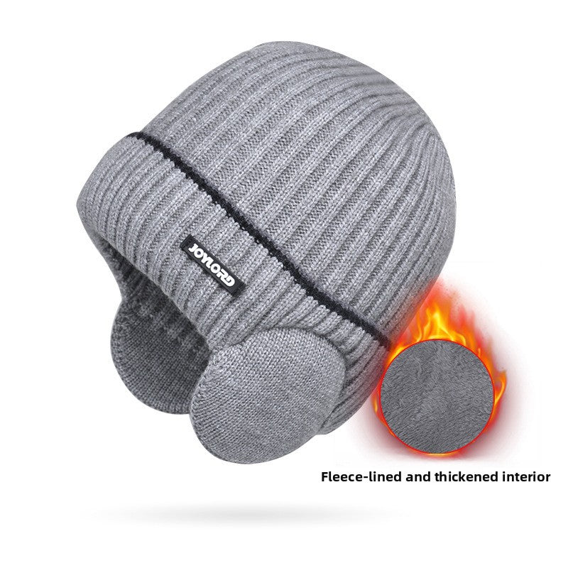 Knitted Beanie with Ear Protection