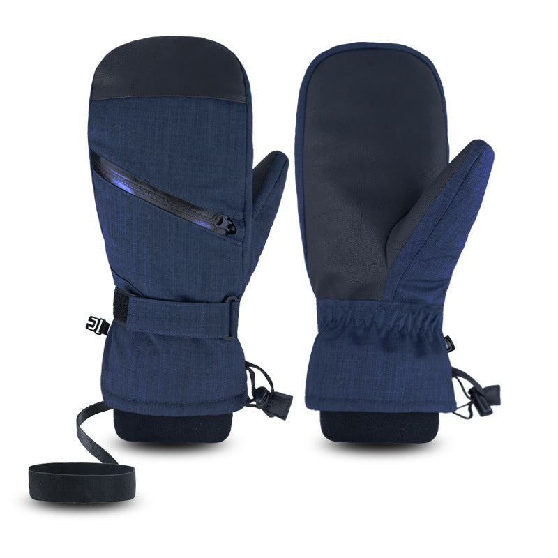 Waterproof touchscreen ski gloves