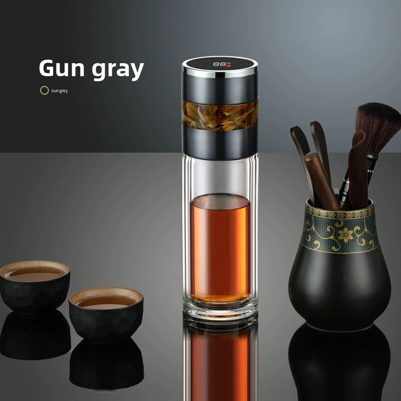 Tea and water separation insulated cup