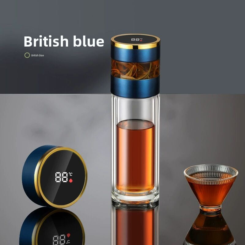 Tea and water separation insulated cup