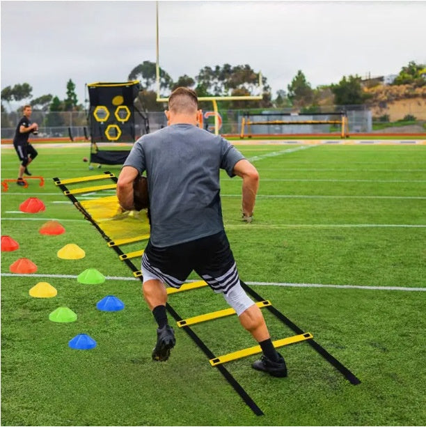Football training agility ladder