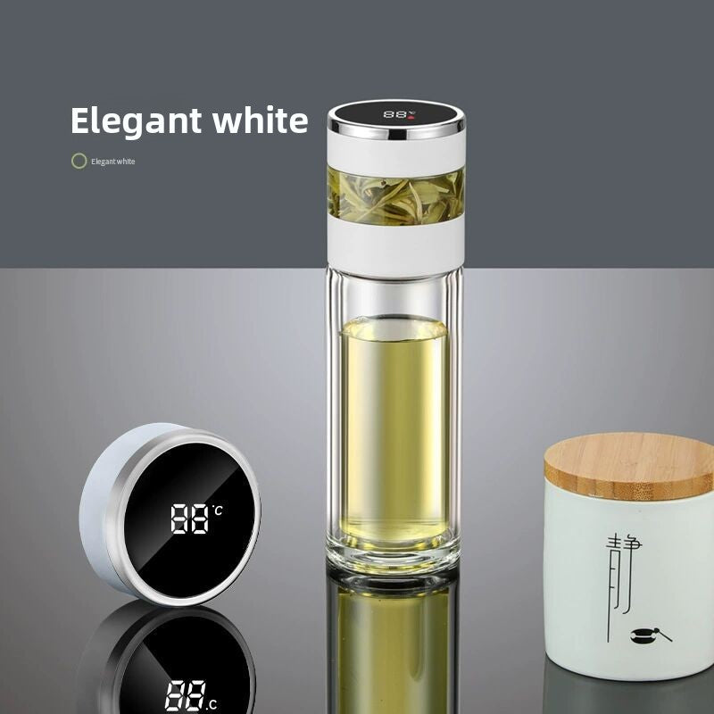 Tea and water separation insulated cup