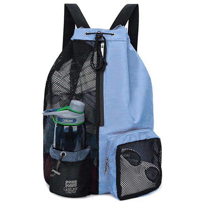 Mesh Drawstring Backpack for Swimming and Gym