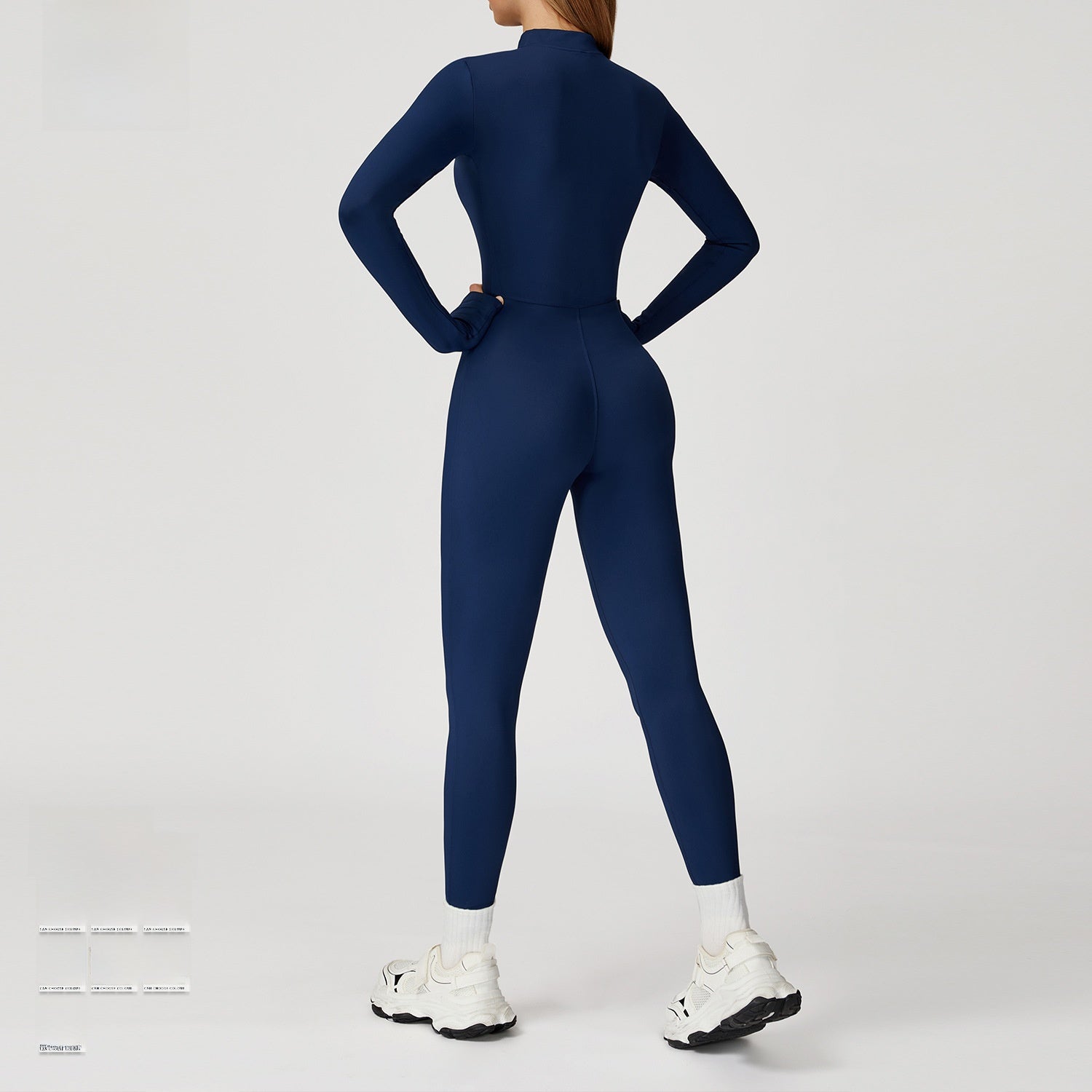 One-piece running fitness suit