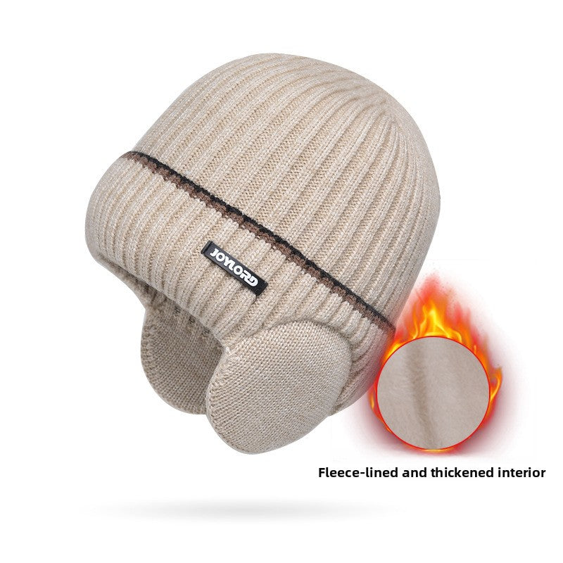 Knitted Beanie with Ear Protection