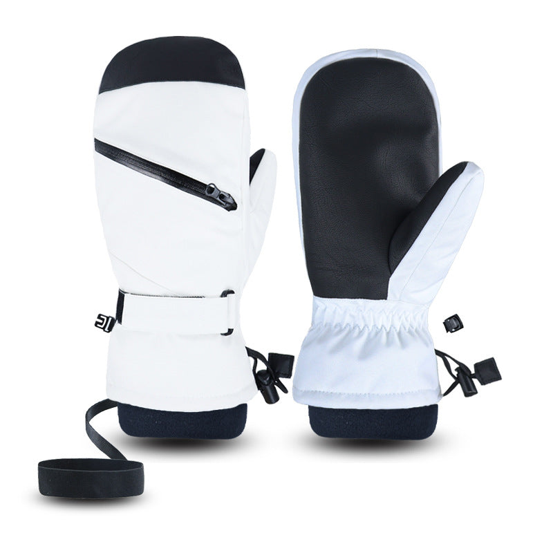 Waterproof touchscreen ski gloves