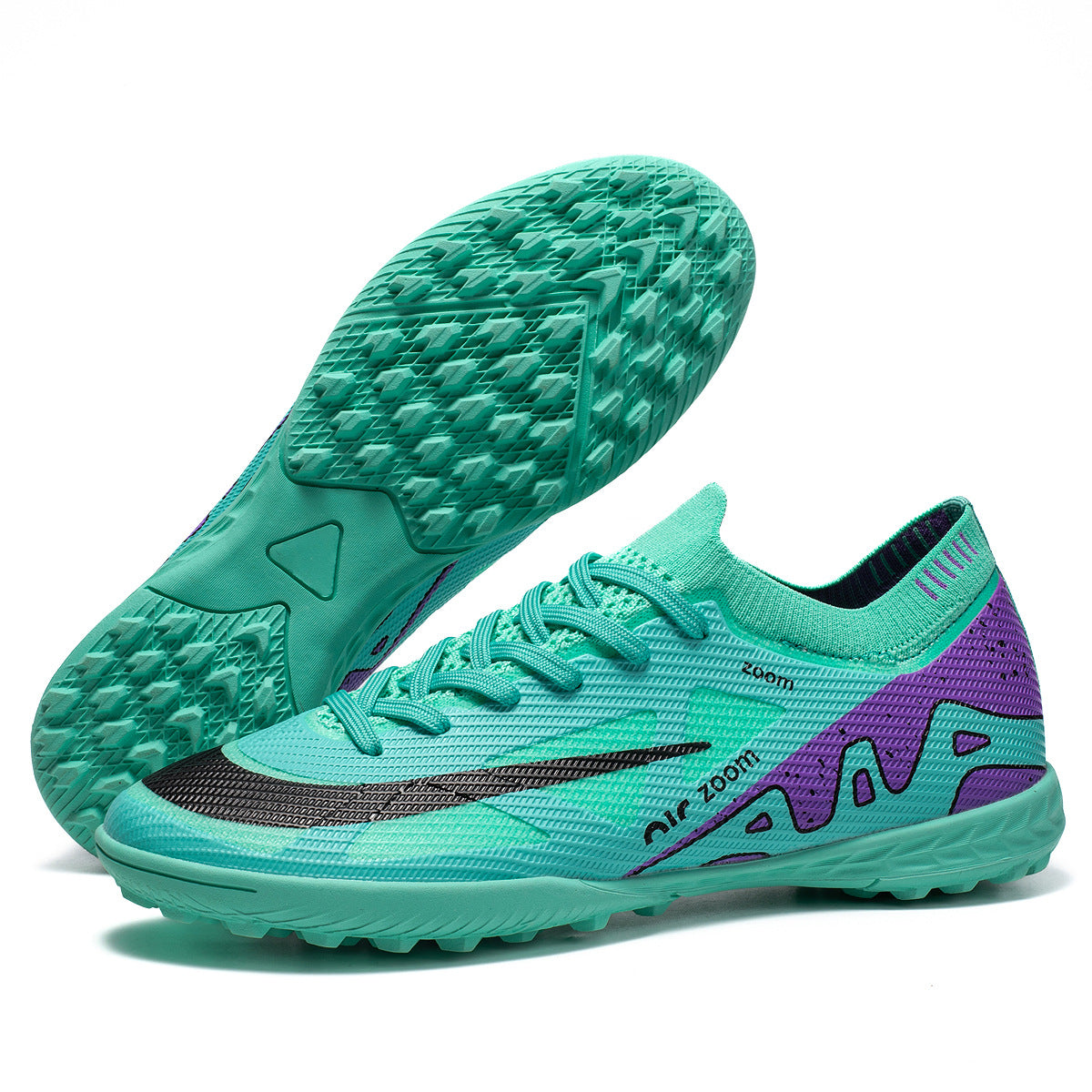 Low-top Football Shoes for Training with Long/Broken Nails