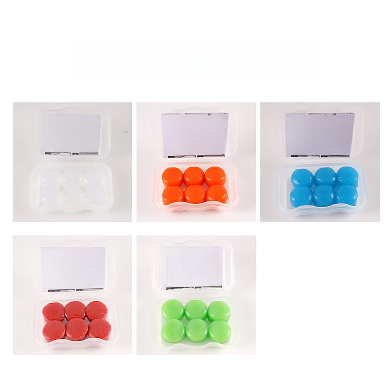 Silicone Soundproof Earplugs for Sleeping and Swimming