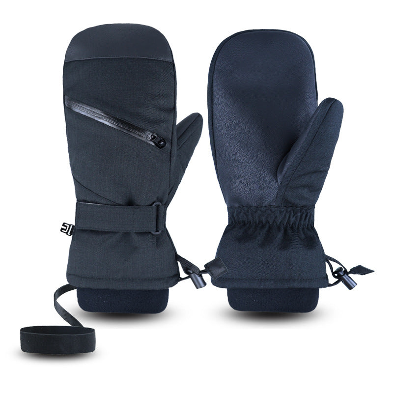 Waterproof touchscreen ski gloves