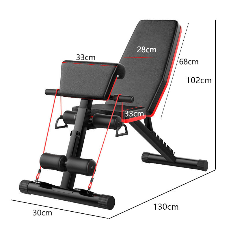 Multifunctional Foldable Dumbbell Fitness Bench
