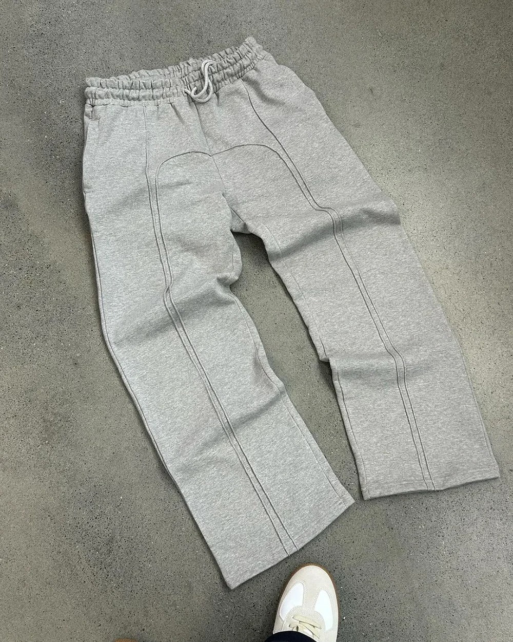 Stretch elastic waistband joggers casual pants