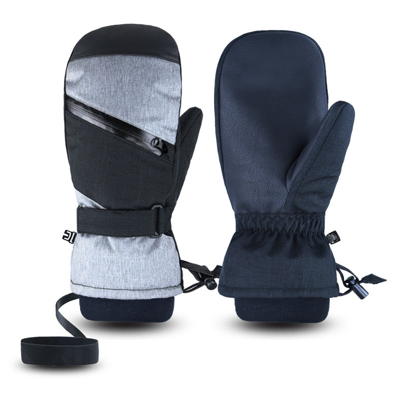 Waterproof touchscreen ski gloves