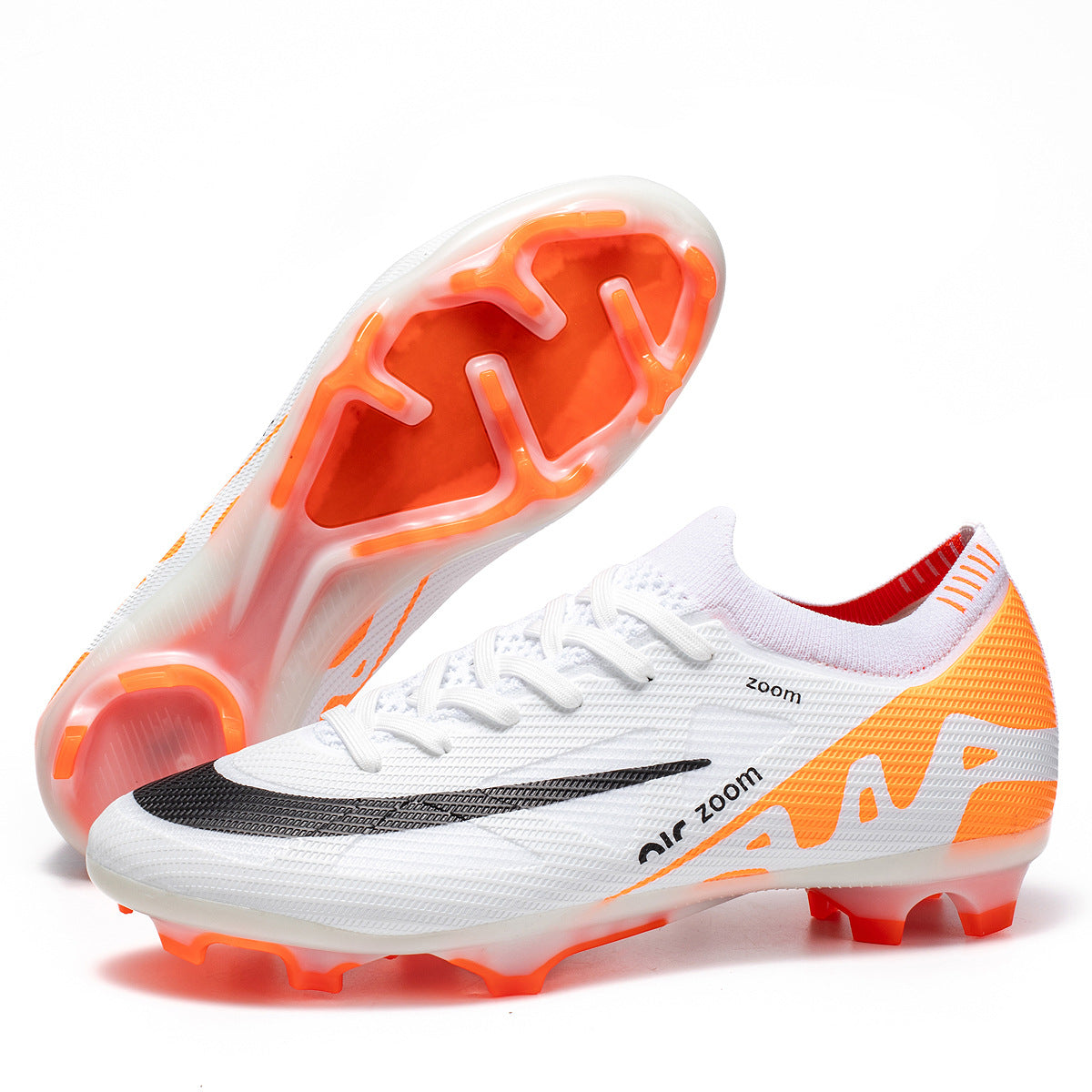 Low-top Football Shoes for Training with Long/Broken Nails